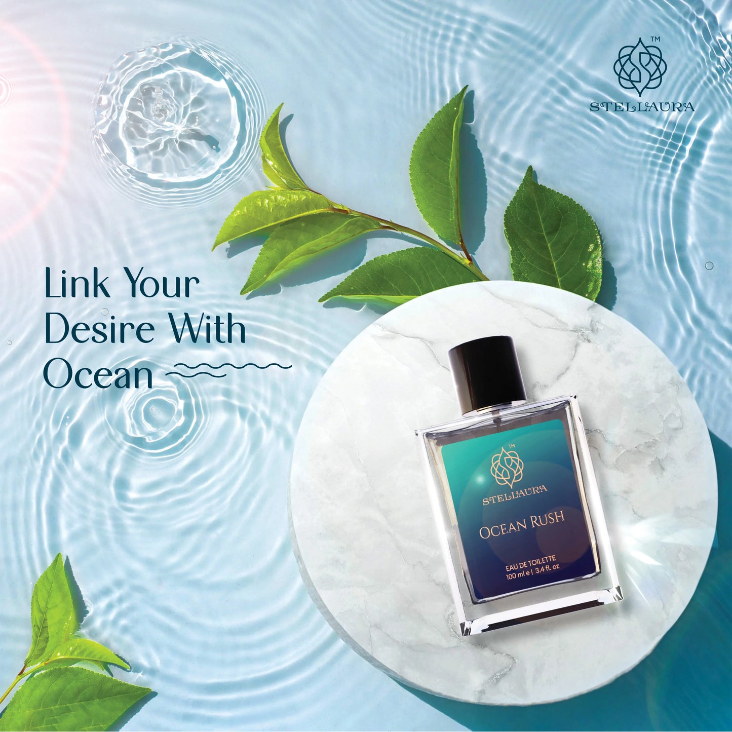 Stellaura Ocean Rush Perfume For Men 100ML