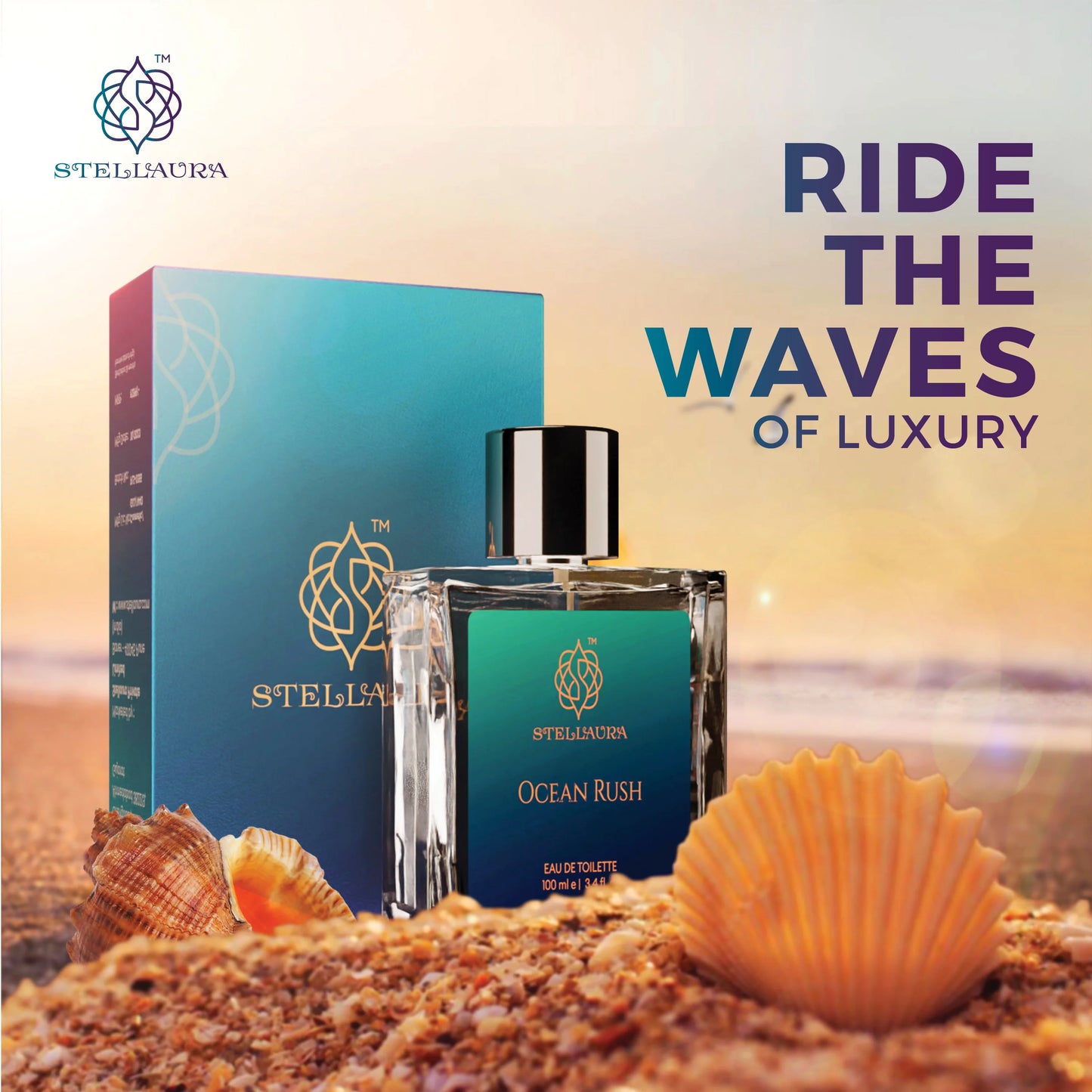 Stellaura Ocean Rush Perfume For Men 100ML